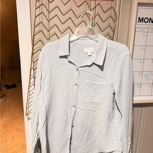 Light Blue women’s button down